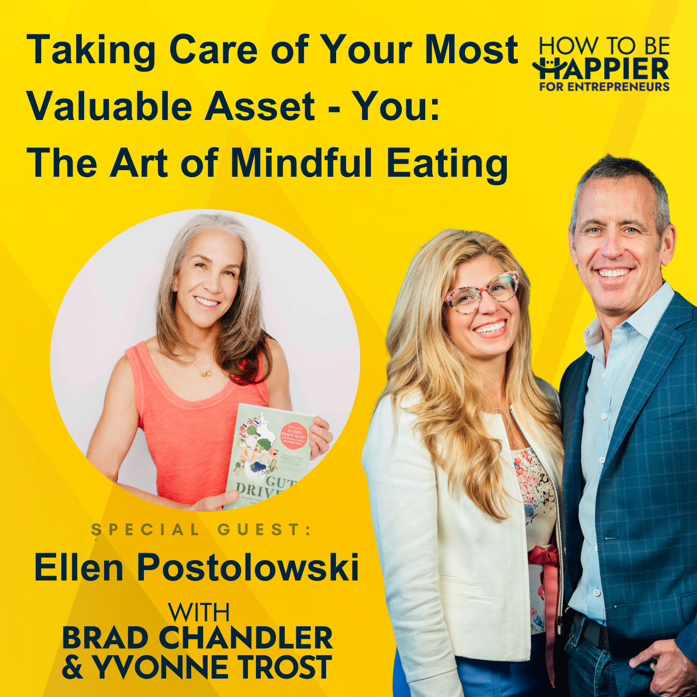 Episode 138 : Taking Care of Your Most Valuable Asset – You : The Art of Mindful Eating with Ellen Postolowski